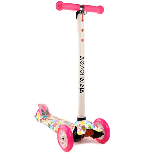 Scooter Πατίνι τρίτροχο, με φωτιζόμενα ροδάκια, #1 002.61210