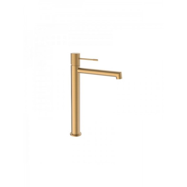 Orabella Terra Αναμεικτική Μπαταρία Νιπτήρα Ψηλή Brushed Gold 10192