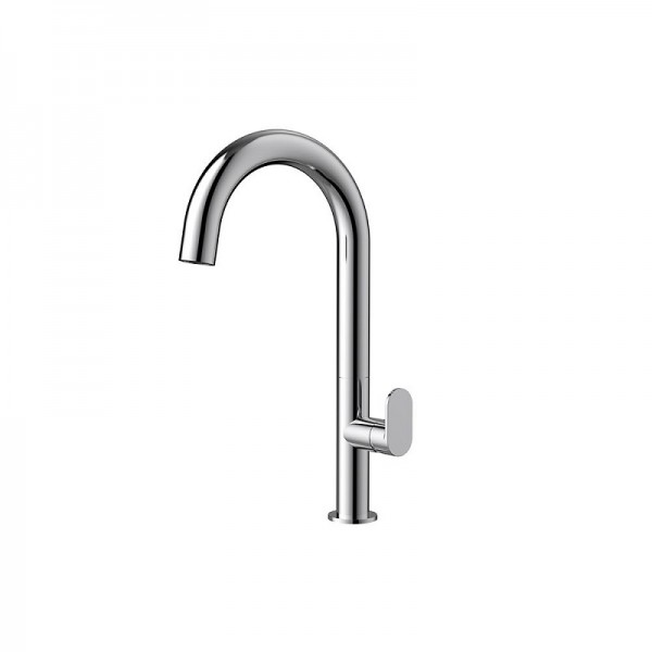 Orabella Oval Αναμεικτική Μπαταρία Νιπτήρα Ψηλή Chrome 10455