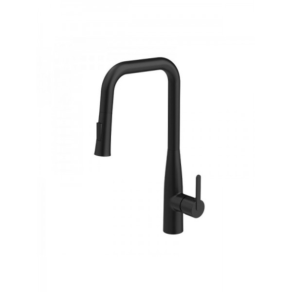 Orabella Comfort Ψηλή Μπαταρία Κουζίνας Πάγκου Με Ντουζ Black Mat 20123