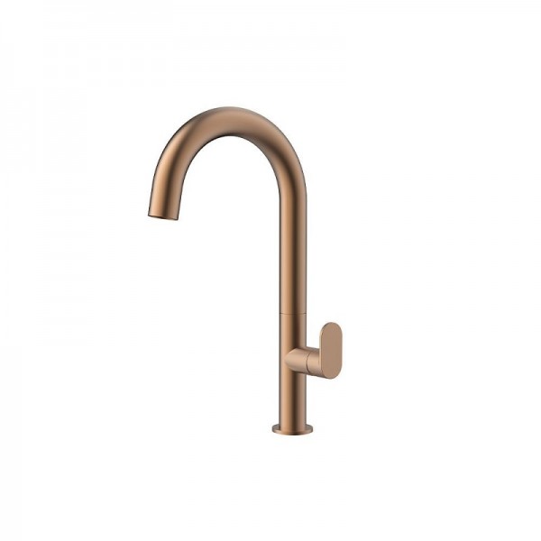 Orabella Oval Ψηλή Μπαταρία Κουζίνας Πάγκου Rose Gold 20134