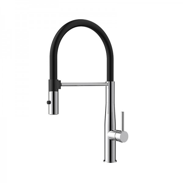 Orabella Bracket Ψηλή Μπαταρία Κουζίνας Πάγκου Με Ντουζ Chrome  20136