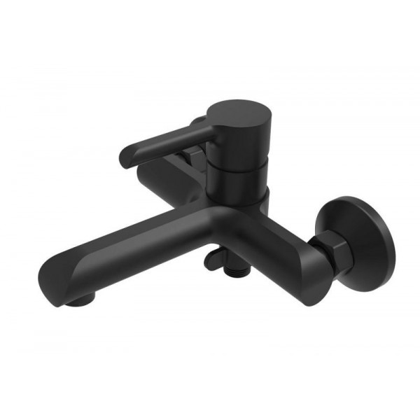 Gloria Silueta Black 38-3034 Αναμεικτική Μπαταρία Μπανιέρας Πλήρες Σετ Μαύρη (38-3034)