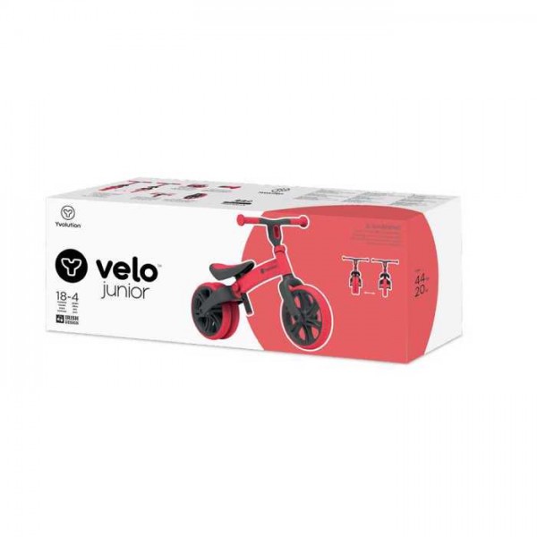 Yvolution Velo Junior New Ποδήλατο Ισορροπίας - Κόκκινο  53.YT16R2