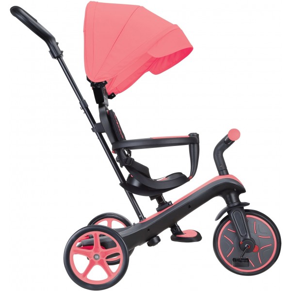 ΠΟΔΗΛΑΤΟ ΤΡΙΚΥΚΛΟ Globber Trike Explorer 4in1 Coral Pink (634-110)