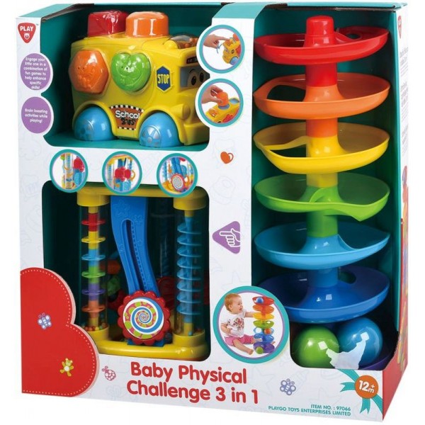 Playgo Βρεφικό Σετ Δραστηριοτήτων 3 Σε 1 (97066)