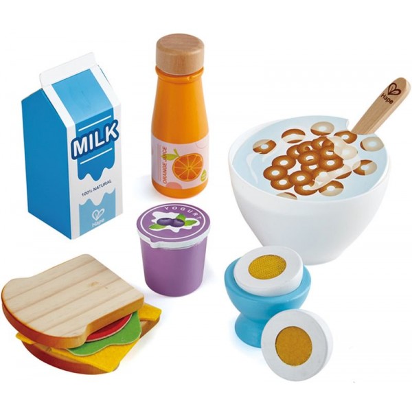 Hape Delicious Breakfast Playset - Πεντανόστιμο Πρωινό - 13 Τεμ.(E3172A)