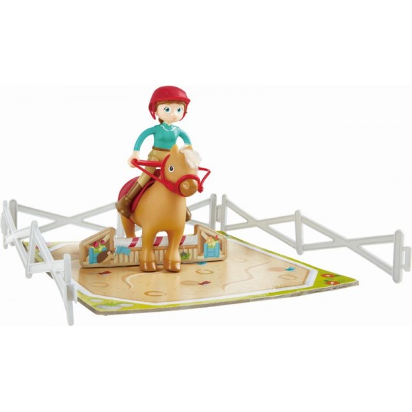 Hape Happy Family Ξύλινος Στάβλος Pony Club (E3409A)
