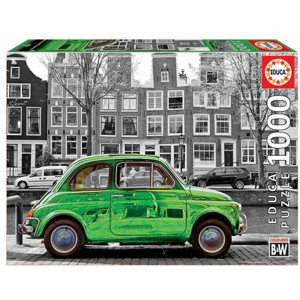 Παζλ 1000 CAR IN AMSTERDAM – COLOURED B&W 18000