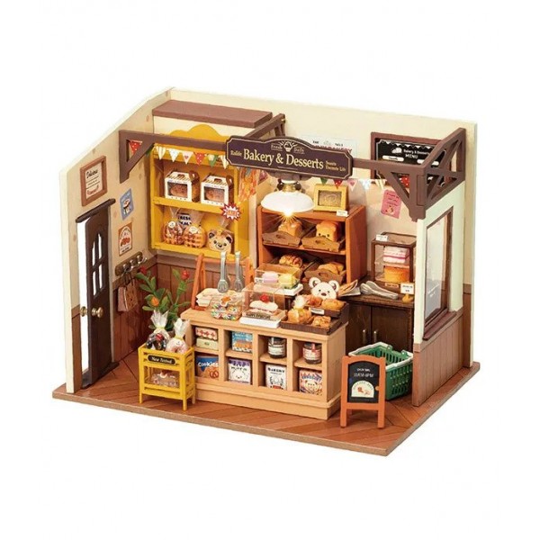 3D Παζλ Κατασκευή Rolife Becka's Baking House DIY Miniature House Kit  DG161