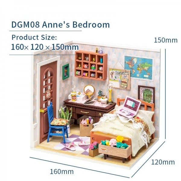 3D Παζλ Κατασκευή ROBOTIME ANNE'S BEDROOM DGM08