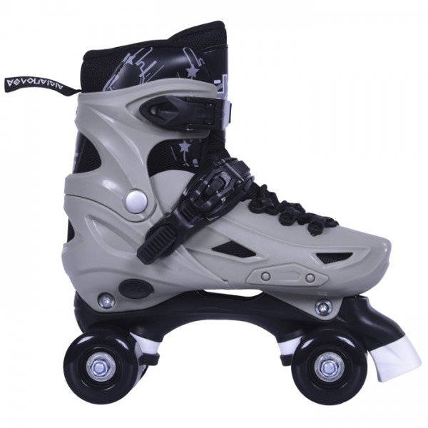 Rollers αυξομειούμενα πατίνια 3 μεγεθών 2 σε 1  - Γκρι  002.10306/INLR