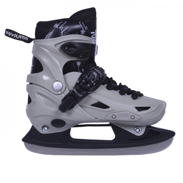 3K Rollers αυξομειούμενα πατίνια /Roller Skates/Παγοπέδιλα 3 μεγεθών 3 σε 1  - Γκρι  002.10306/RIS/GR