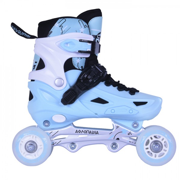 3K Rollers αυξομειούμενα πατίνια /Roller Skates/Παγοπέδιλα 3 μεγεθών 3 σε 1  - Μέντα  002.10306/RIS/ΜΝ