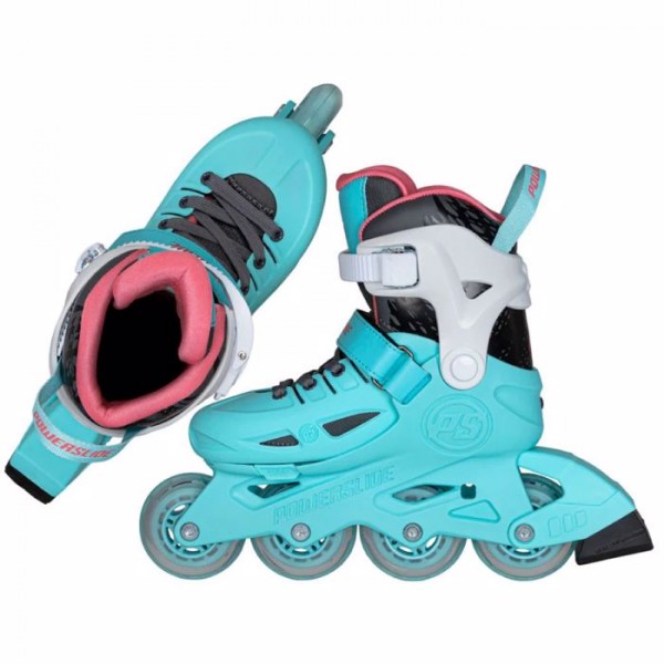 POWERSLIDE Stargaze Aqua Rollers Αυξομειούμενα Πατίνια - Γαλάζιο/Λευκό 19.940714
