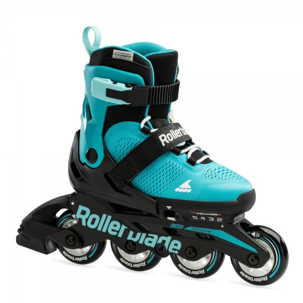 Rollers Αυξομειούμενα Inline Skates Rollerblade Microblade Black/Aqua 43.072219/BL/AQ