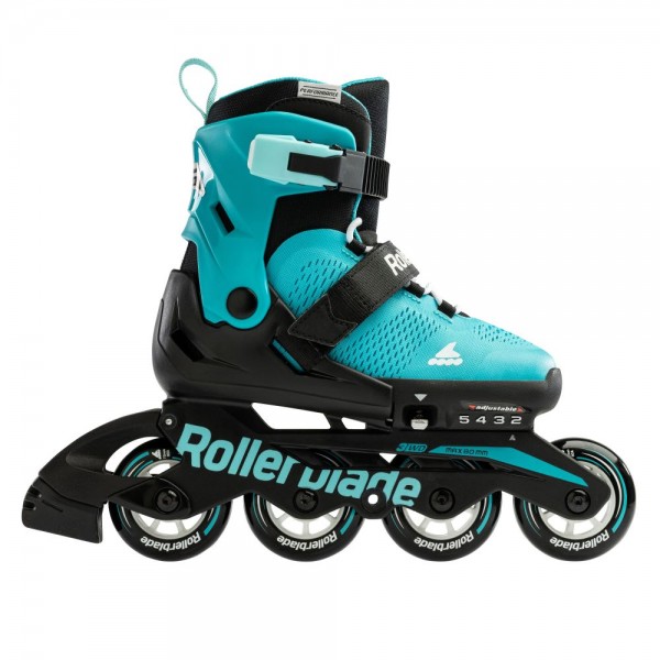 Rollers Αυξομειούμενα Inline Skates Rollerblade Microblade Black/Aqua 43.072219/BL/AQ