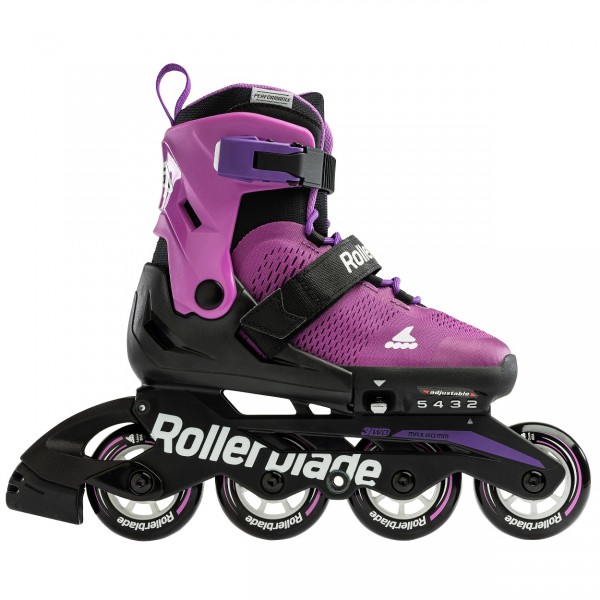 Rollers Αυξομειούμενα Inline Skates Rollerblade Microblade Purple/Black 43.072219/PUR/BL