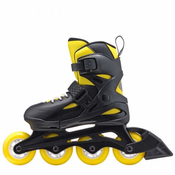 Rollers Αυξομειούμενα Inline Skates Rollerblade Fury Black/Yellow 43.073735/BL/YL
