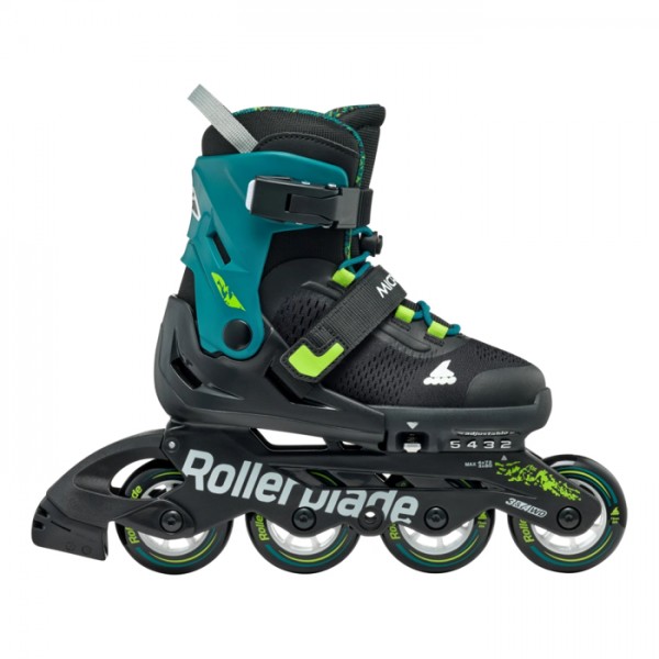 Rollers Αυξομειούμενα Πατίνια Inline Skates Rollerblade Microblade XT Black/Petrol 43.075152/BL/PGR
