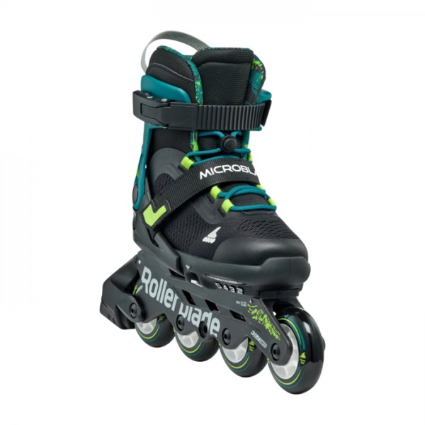 Rollers Αυξομειούμενα Πατίνια Inline Skates Rollerblade Microblade XT Black/Petrol 43.075152/BL/PGR