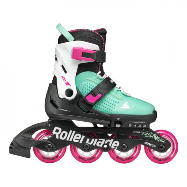 Rollers Αυξομειούμενα Πατίνια Inline Skates Rollerblade Microblade XT Μαύρο/Πράσινο 43.075152/BL/SGRN