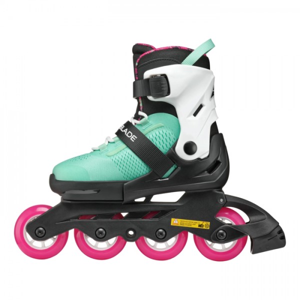 Rollers Αυξομειούμενα Πατίνια Inline Skates Rollerblade Microblade XT Μαύρο/Πράσινο 43.075152/BL/SGRN