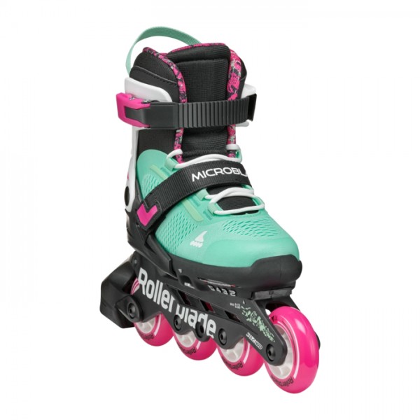 Rollers Αυξομειούμενα Πατίνια Inline Skates Rollerblade Microblade XT Μαύρο/Πράσινο 43.075152/BL/SGRN