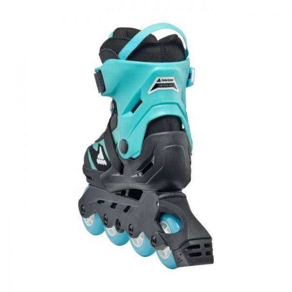 Rollers Αυξομειούμενα Πατίνια Inline Skates Rollerblade Microblade Μαύρο/Γαλάζιο 43.075153/BLK/LBLU