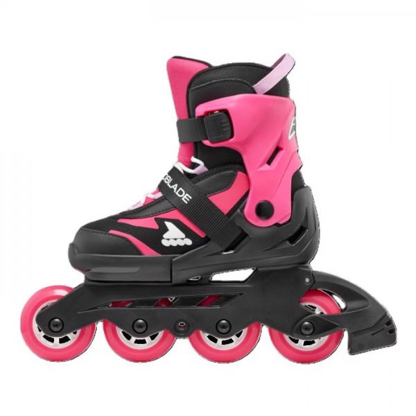 Rollers Αυξομειούμενα Πατίνια Inline Skates Rollerblade Microblade Μαύρο/Ροζ 43.075153/BL/PN