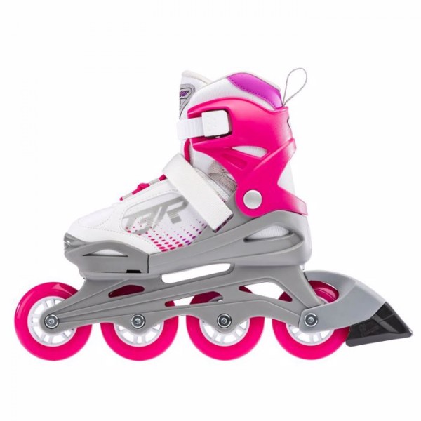 Rollers Αυξομειούμενα Inline Skates Rollerblade BLADE RUNNER Phoenix G Πατίνια - Λευκό/Φούξια 43.0T1011