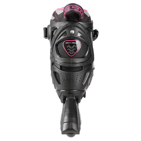 Rollers Αυξομειούμενα πατίνια Μαύρο/Ροζ IN-LINE SKATES NILS EXTREME NA11002