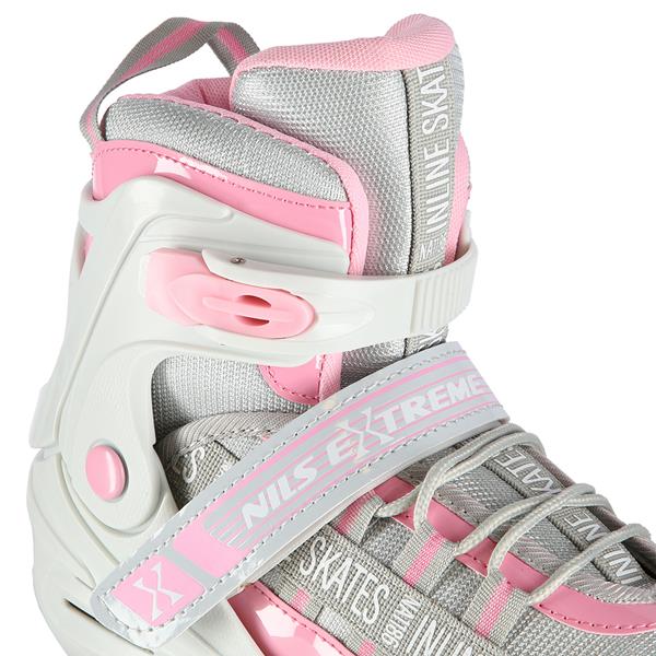 Rollers Αυξομειούμενα πατίνια Ροζ IN-LINE SKATES NILS EXTREME NA1186