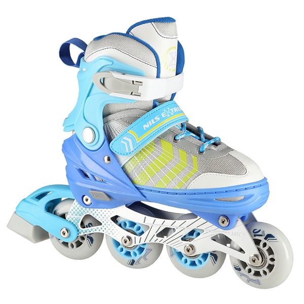 Rollers Αυξομειούμενα πατίνια 4 σε1 Μπλε IN-LINE SKATES/HOCKEY ICE SKATES NH18192BL