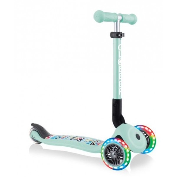 Scooter Πατίνι Junior Foldable Fantasy Lights Tribal Mint (433-206)