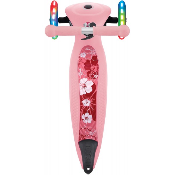 Scooter Πατίνι Junior Foldable Fantasy Lights Flowers Pastel Pink (433-210)
