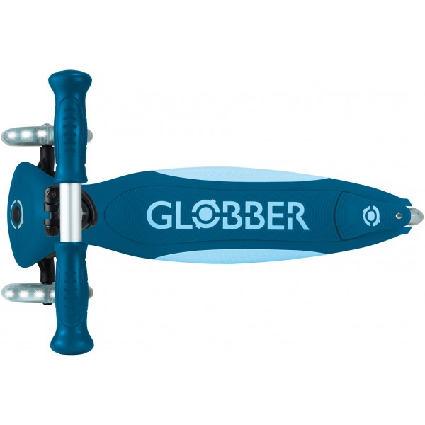 Globber Scooter Elite Lights V2 Petrol Blue (439-601-3)