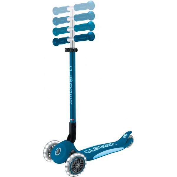 Globber Scooter Elite Lights V2 Petrol Blue (439-601-3)
