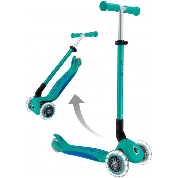 Globber Scooter Elite Lights V2 Emerald Green (439-607-3)
