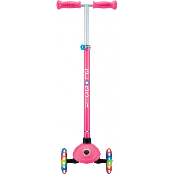 Globber Scooter Primo Plus Lights Fuchsia (442-610-4)