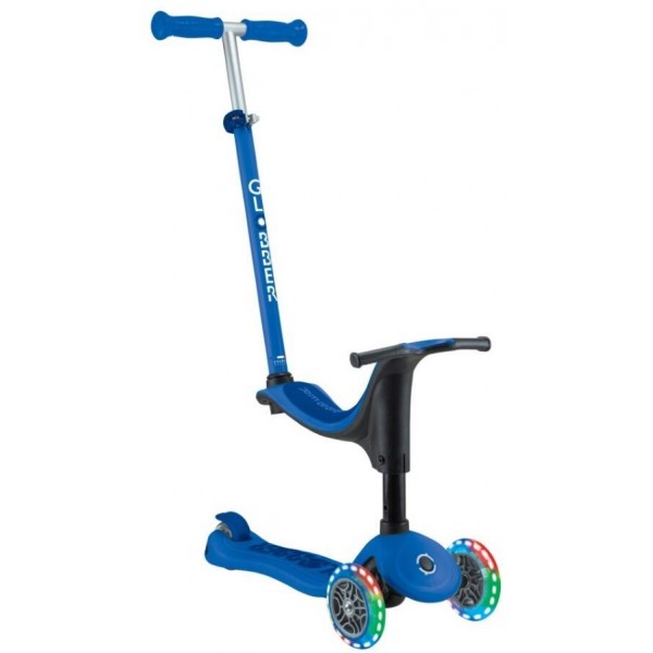 Scooter Πατίνι Globber Go.Up Sporty Lights Navy Blue (452-600-4)