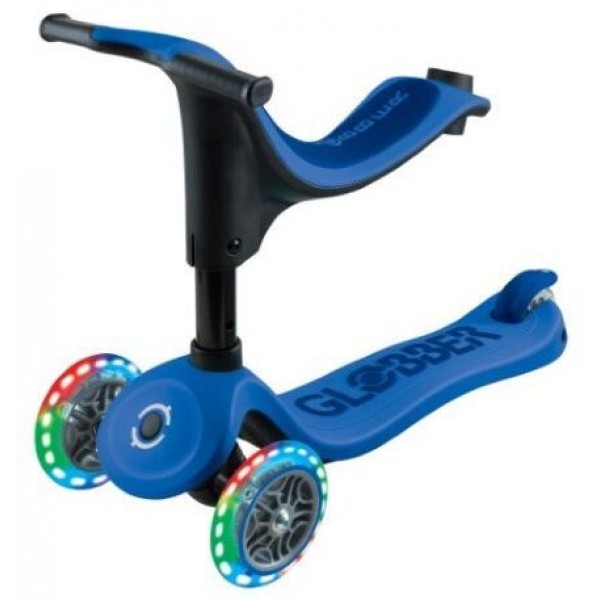 Scooter Πατίνι Globber Go.Up Sporty Lights Navy Blue (452-600-4)