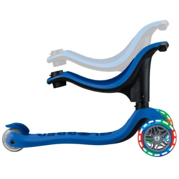 Scooter Πατίνι Globber Go.Up Sporty Lights Navy Blue (452-600-4)
