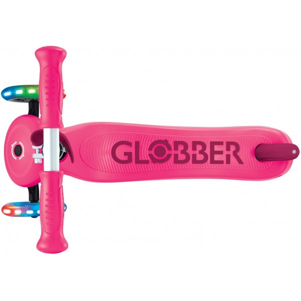 Scooter Πατίνι Globber Go.Up Sporty Lights Funchsia (452-610-4)