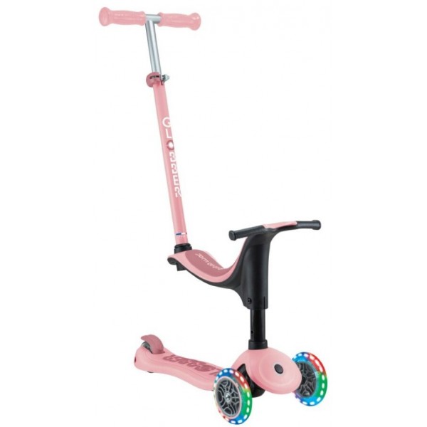 Scooter Πατίνι Globber Go.Up Sporty Lights Pastel Pink (452-710-4)