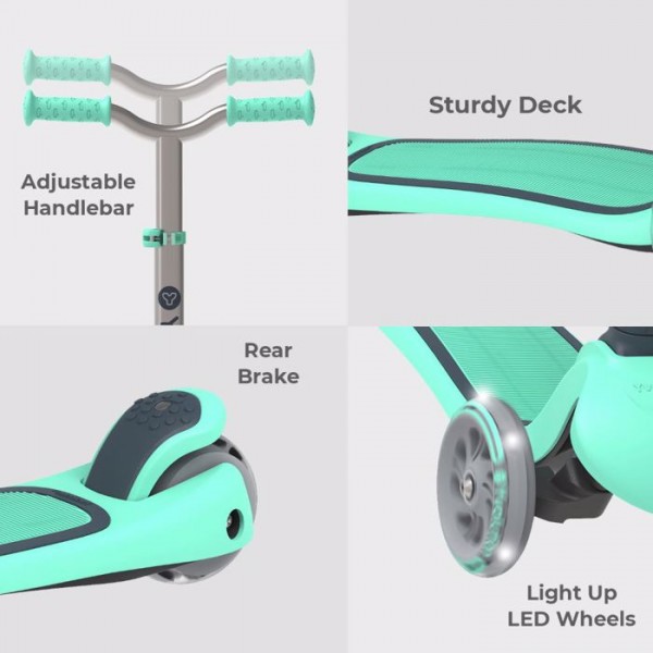 Scooter Πατίνι Yvolution Glider Air Metal HB Πράσινο 53.YS29G4