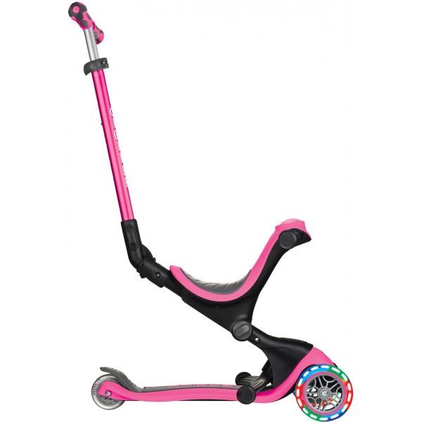 Globber Scooter Go.Up Deluxe Fantasy Lights Deep Pink (646-110)