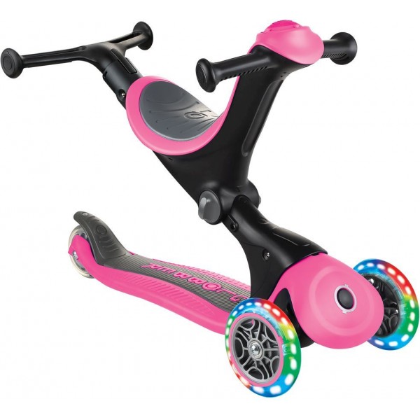 Globber Scooter Go.Up Deluxe Fantasy Lights Deep Pink (646-110)