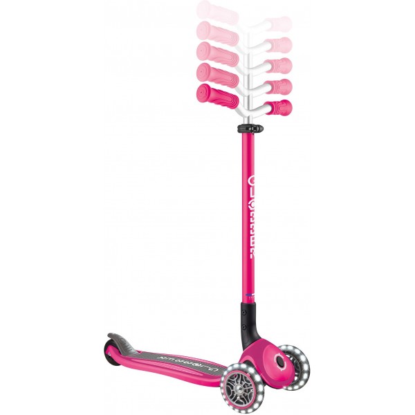 Scooter Πατίνι Globber Elite Master Lights Pink (663-110)