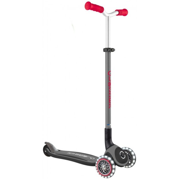 Scooter Πατίνι Globber Elite Master Lights Black Red (663-120)